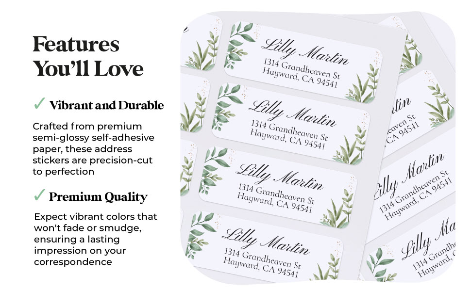 Premium semi-glossy paper with vibrant colors for the perfect impression