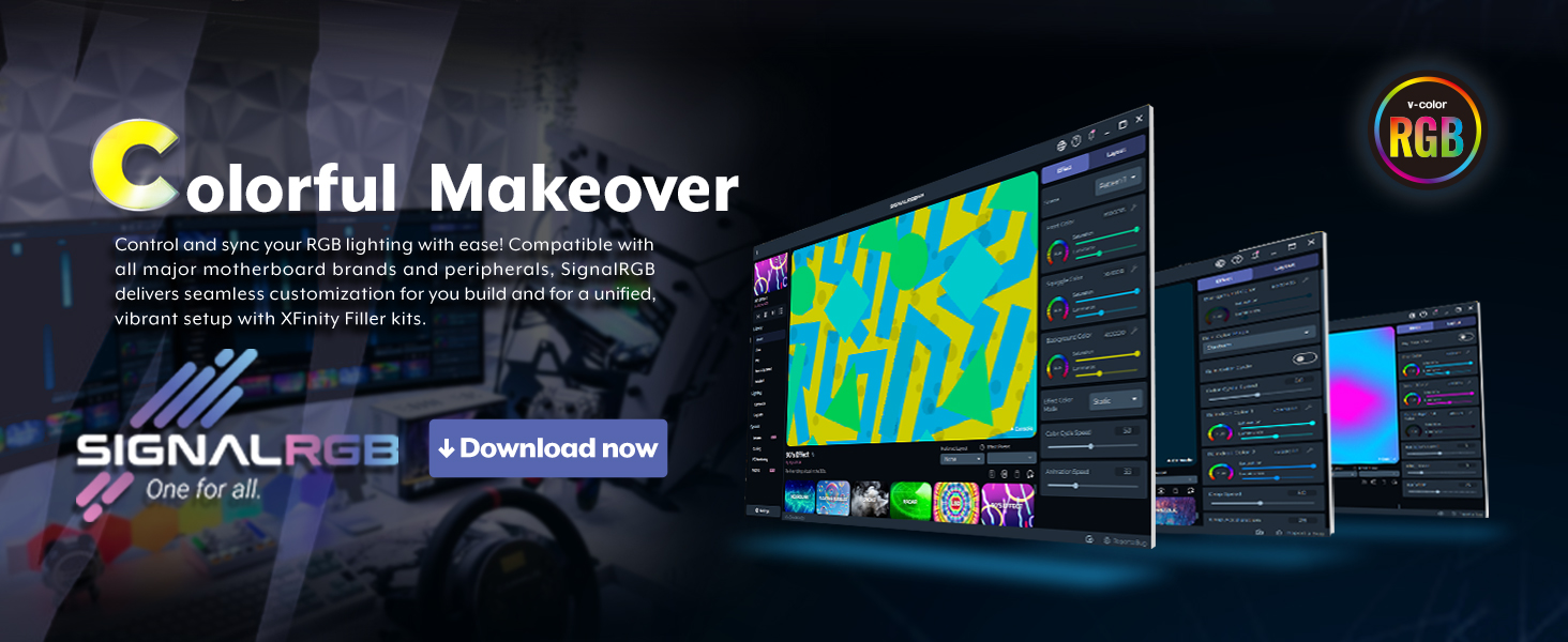 Colorful makeover