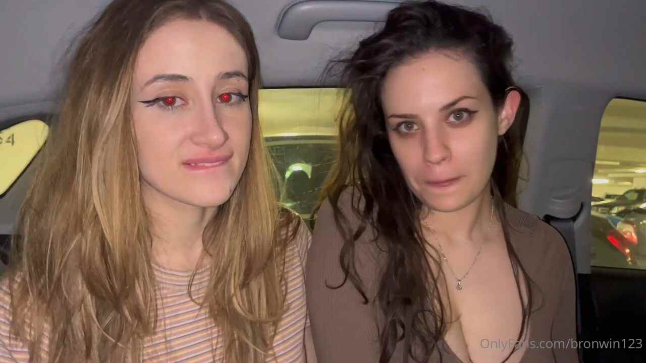 Bronwin Aurora Sex in Car Threesome Video Leaked