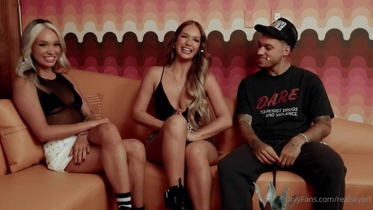 Sky Bri PlugTalk Threesome Sex Tape Video Leaked
