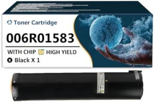 006R01583 Toner Cartridge Replacement for Xerox 006R01583 Black Toner Cartridges Compatible for Xerox 4110 4112 4127 4590 4595 Printers, 1 Pack(80,000 Pages)