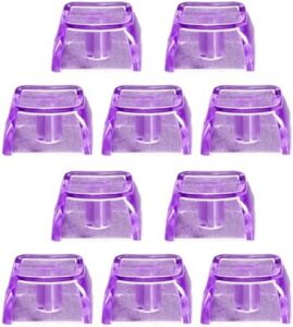 10PCS High Transparent Keycaps XDA Height Keycap Set for Mechanical Keyboard Keycap Backlit Key Caps Colorful