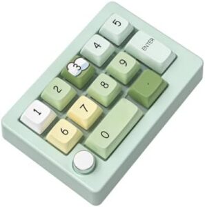 12 Key Programmable Keypad with Lighting Mechanical Keyboard 2.4Ghz Wireless 3Modes for Gamers, Programmers