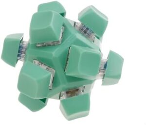 12 Sided RubiksCubes Mechanical Keyboard Switches Keychain Light Up Switches Tester Kit Decompression Relaxation Toys 12 Sided RubiksCubes Switches Tester, Green