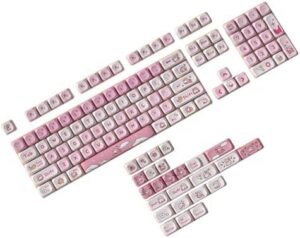 129 Keys Keycaps For Mechanical Keyboards Personalizing Typing Lazy Themed Keycap Set