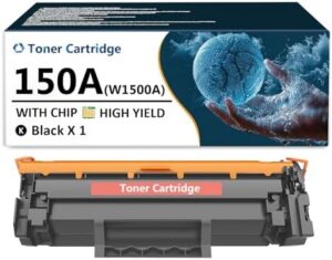 150A Toner Cartridge Replacement for HP 150A W1500A Black Toner Cartridges Compatible for HP Laserjet M110we M111a M111w MFP M141a M141w M141we Printers, 1 Pack