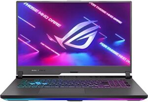 ASUS ROG Strix G17 Gaming Laptop, 17.3″ 300Hz IPS FHD, AMD Ryzen 9 5900HX Processor, NVIDIA GeForce RTX 3070 GPU, RGB Keyboard, W/Tikbot HDMI Cable(64GB RAM, 4TB PCIe SSD)