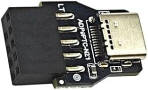 Motherboard USB 2.0 9Pin To USB C Front Connector Converters USB2.0 Header Adapter USB2.0 Extender Card Port For PC