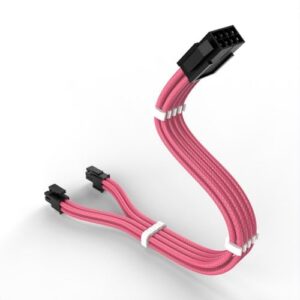 8Pin CPU Power Extension Cable Wire Compatible for 4+4Pin Motherboards Tin-Coating Bronze Wire for Efficient Setups