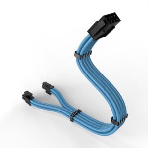 8Pin CPU Power Extension Cable Wire Compatible for 4+4Pin Motherboards Tin-Coating Bronze Wire for Efficient Setups