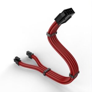8Pin CPU Power Extension Cable Wire Compatible for 4+4Pin Motherboards Tin-Coating Bronze Wire for Efficient Setups