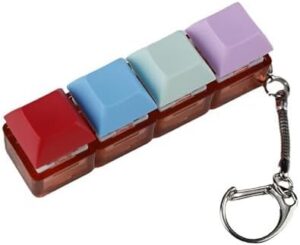 Professional Mechanical Switches Keychain for Keyboard Switches Tester Stress Relief Testing Tool Keycap Tester