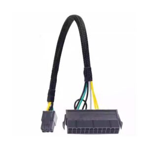 Power Supply Cable 24Pin to 6Pin Connector Replacement for 3650 3040 7040 Computer Motherboard Power Adapter Cable