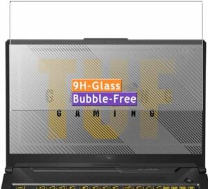 Vaxson Tempered Glass Screen Protector, compatible with ASUS TUF Gaming A15 FA506 FA506NF FA506NC 15.6″ Laptop Visible Area Cover Only, 9H Film Protector [Not Full Coverage]