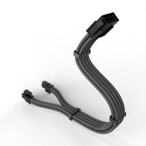 8Pin CPU Power Extension Cable Wire Compatible for 4+4Pin Motherboards Tin-Coating Bronze Wire for Efficient Setups