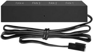 PC for Case Fan FH-04 4 Ports Fan 4pin 3Pin Speed Controller Splitter Support Motherboard Synchronization