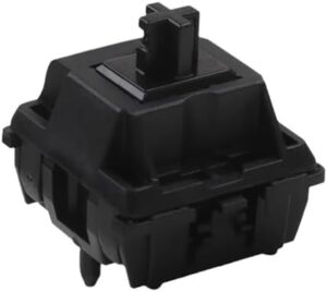 5Pcs Oil King Keyboard Switches 5Pin Lubricating Mounted Black Linear Key Switches For Mechanical Keyboard