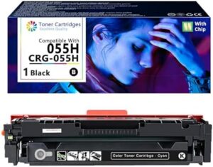 055H Toner Cartridge Compatible for Canon CRG-055H CRG055H Toner Cartridge for Canon Color ImageCLASS LBP664Cdw MF743Cdw MF746Cdw I-SENSYS LBP663Cdw LBP664Cx Printer Black