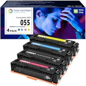 055 Toner Cartridges Compatible for Canon CRG-055 CRG055 Toner for Canon Color ImageCLASS LBP664Cdw MF743Cdw MF746Cdw I-SENSYS LBP663Cdw LBP664Cx Printers