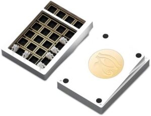Stars21 Mechanical Number Pad,VIA/QMK Programmable Macro Numpad Aluminum CNC Gasket Hot Swappable Wireless Numeric Keypad BT5.0/2.4Ghz/USB-C RGB Gaming Keypad Kit for Laptop/PC (Silver)