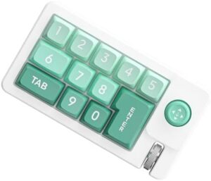 K810 Corded Mechanical Gamers Keyboard Hot-Swappable with Lighting Programmable Macros Joystick Small Keypad 12Keys