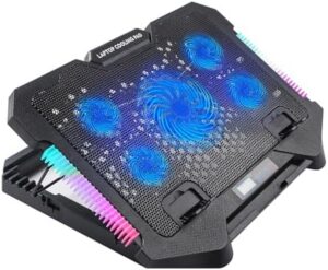 Laptop Cooling Pad Laptop Coolers with Quiet Fan for Computer PC Notebook Gaming Laptop Fan Adjustable Laptop Cooling