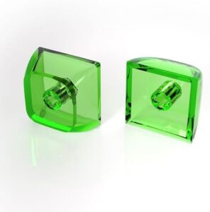 Fully Transparent XDA Keycaps Mechanical Keyboard Keycaps PC Material, 5pcs (Translucent Green)