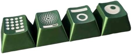 Aluminum Alloy Keycap with Color Finish for Gaming Mechanical Keyboards Unique Designing Keycap