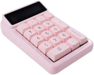 KM17 Mechanical Numeric Keypad 17Keys Numpad Keyboard Calculator Efficient Data Entry Hot Swappable for Computers