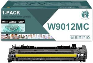 W9012MC Yellow Toner Cartridge High Yield Replacement Cartridges Compatible for HP Color Laserjet Managed E85055dn Printers,1 Pack