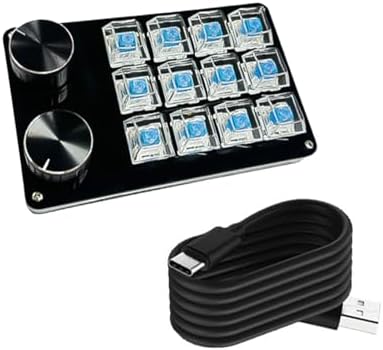 Advanced Programmable Macro Keyboards Mechanical Gaming Keypad Wire Hot Swappable Switches for Efficient Task Execution