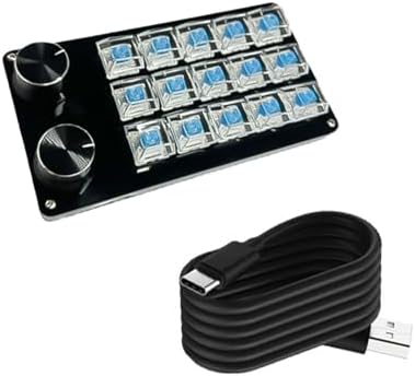 Advanced Programmable Macro Keyboards Mechanical Gaming Keypad Wire Hot Swappable Switches for Efficient Task Execution