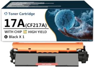 17A Toner Cartridge Replaces for HP Laserjet 17A CF217A Black Toner Cartridges Replacement Toner for HP Laserjet Pro M102w M102a MFP M130a M130nw M130fn M130fw, 1 Pack