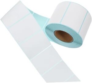 1Roll Direct Thermal Labels Adhesive Sticker Multipurpose Labeling for Office Home School Use Easy Peel Convenient for Organizing Jars