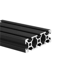 2060 Aluminum Extrusion T Slot 1800mm Long Black 1 Pack, Extruded Aluminum Profile T-Slot 20 Series European Standard Anodized Linear Rail 20 x 60 70.87″ 1Pcs