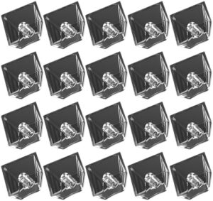 20Pcs Transparents Blanks Keycap Set 1U 1X Original Height Crystal Translucent Keycaps For Mechanical Keyboards