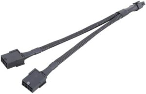 20cm 8Pins Power to Motherboards Double 8Pin to 12+4Pin Adapter Cable for 12VHPWR RTX4070/4080 Clean Setups