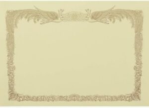 251101 Award Paper for Laser Printers, B4, Horizontal Frame, 100 Sheets