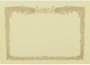 251103 A4 Award Paper for Laser Printers, Horizontal Frame, 100 Sheets