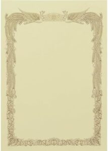 251201 Award Paper for Laser Printers, B4, Vertical Frame, 100 Sheets