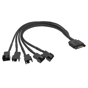 27cm to 3Pin 4Pin Splitter Cable Y-Type Adapter Cord Line 1007 24AWG 12V Splitter Hubs Wire for PC Computer