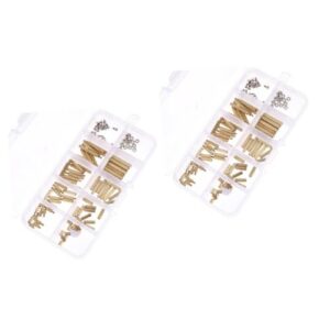 2sets Screws Kit Motherboard Screw Set Male and Female Standoffs for Electronics Repair 120pcs*2