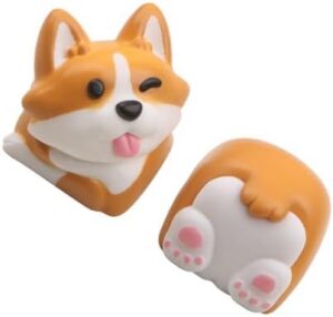 3D Keycap Mechanical Keyboards Corgis Butt Original Customizeds Keycap for Keyboards Accessory