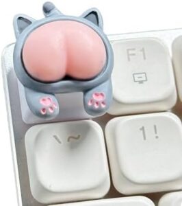 3D Keycap Mechanical Keyboards Pinkness Piggy Rabbits Cats Bear Butt Original Customizeds Keycap for Keyboards Accessory