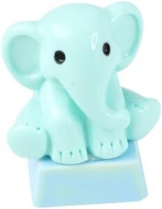 3D Resin Keycaps Fun Cartoon Elephant Keycap for Mechanical Keyboards Keycaps Durability 1PC