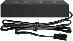 4/10 Ports Fan HUB 3Pin/4Pin PWM Splitter Extension Adapter 12V Sata Power Supply FH-10 FH-04 for PC Motherboard 4/10-Port Fan Hub 3-pin and 4-pin PWM Fan Expansion Splitter Cable Management