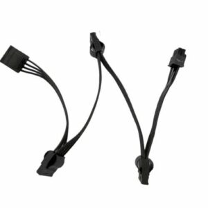 6Pin to 4 Port 4Pin Mainboard Power Cable Connector Adapter Power Supply Adapter Cable Replacement for Desktop Servers