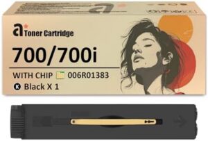 700 700i Toner Cartridges Replacement for Xerox 700 700i Toner Cartridge Compatible for Xerox700 700i Toner Car Digital Color Press 700 700i 770 770i C75 J75 Printers, 1 Black