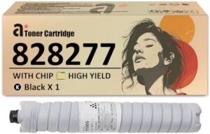 828277 Toner Cartridge Replacement for Ricoh 828277 Toner Cartridges Compatible for Ricoh Pro 8100EX Pro 8100S Pro 8110S Pro 8120S Printers, 1 Black