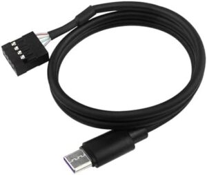 9 Pin to USB C Conversion Cable for Secondary Screen PC LCD Screen Computer Power Connection and Data